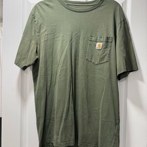 Carhartt Olive Short Sleeve Pocket Tee